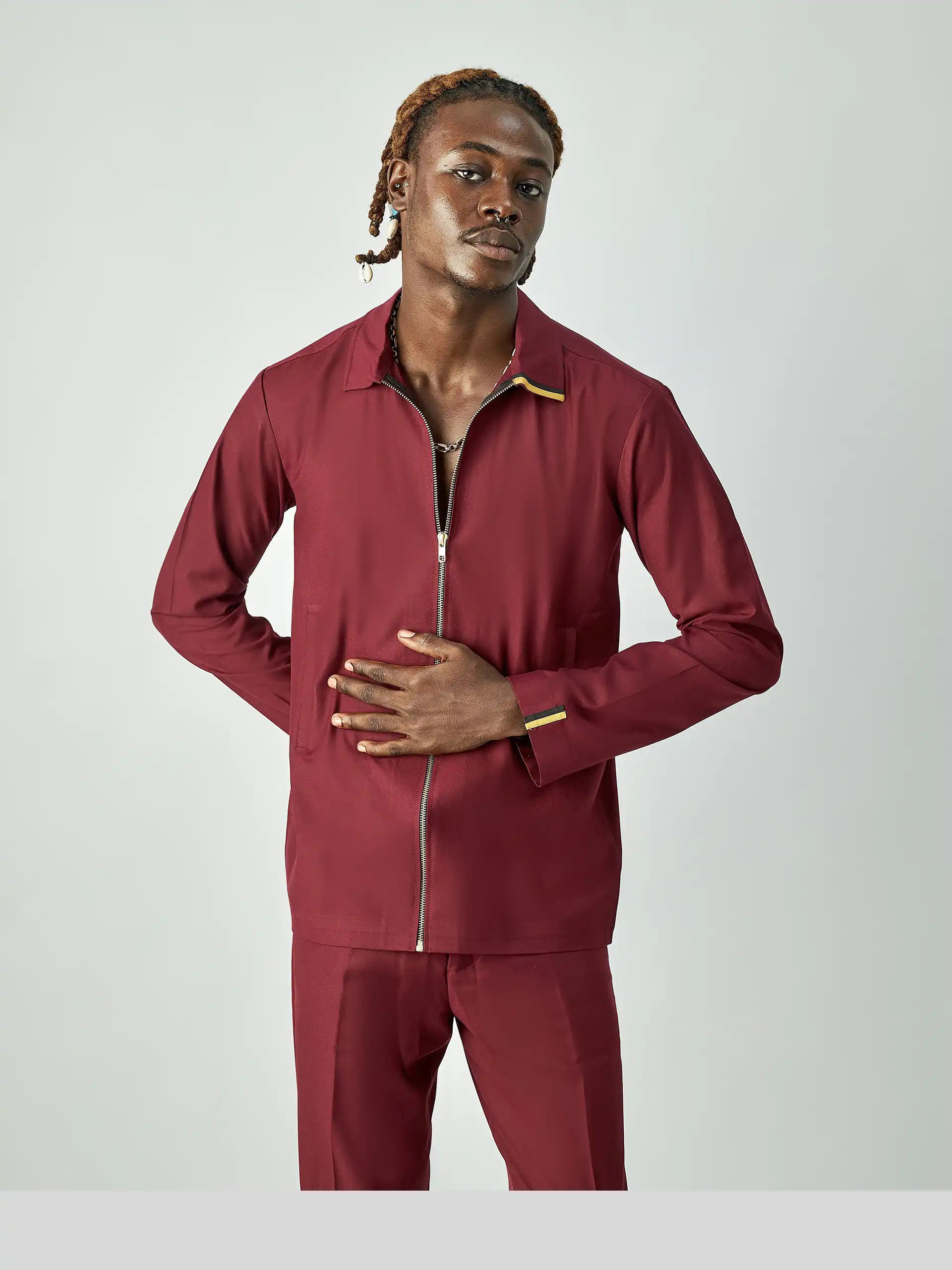 Revere Light Cashmere Set – Wine