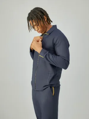 Revere Signature Cashmere Two-Piece – Navy Blue, Revere by King