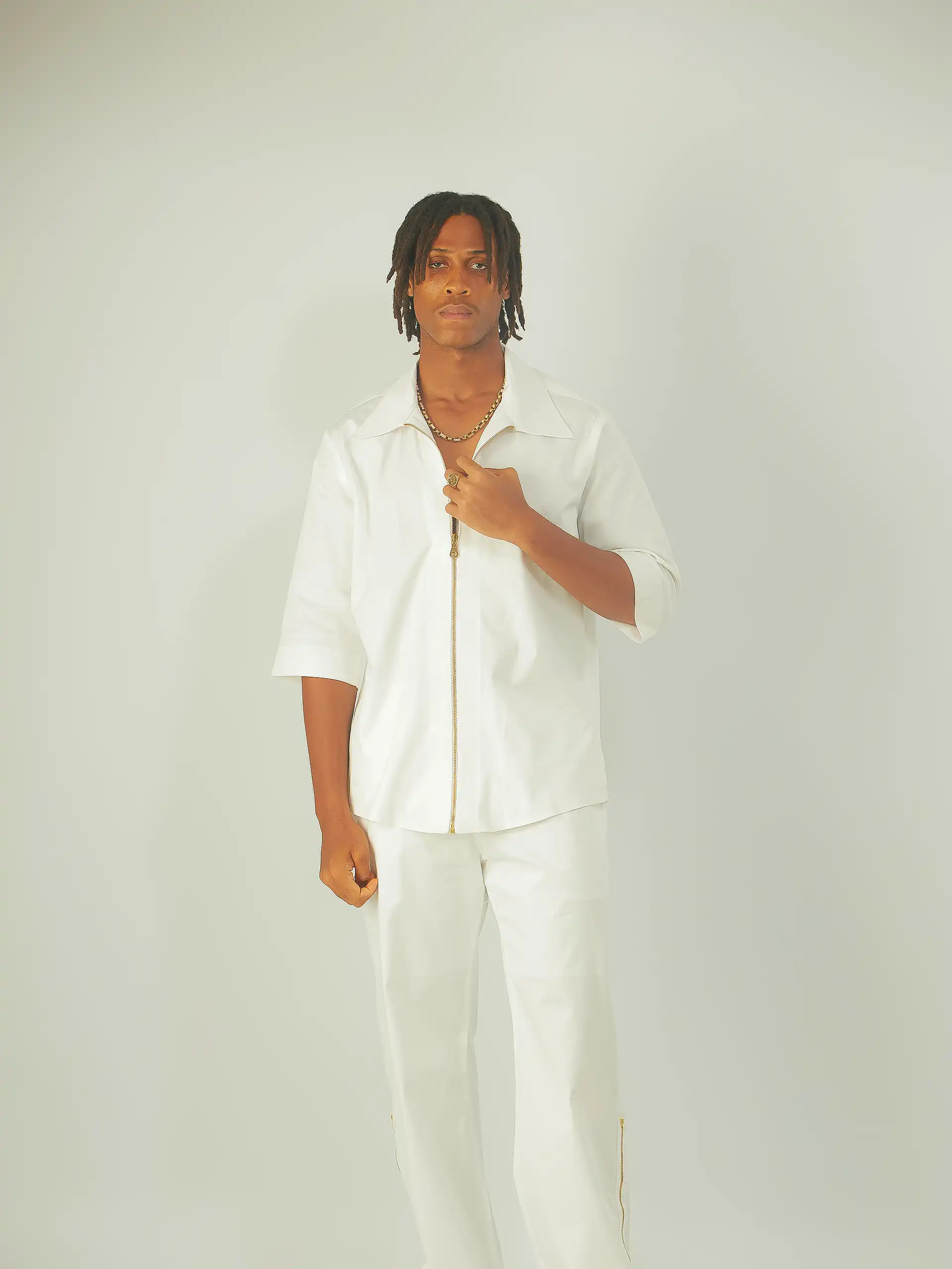 Revere Light Chinos Set – White, Revere by King